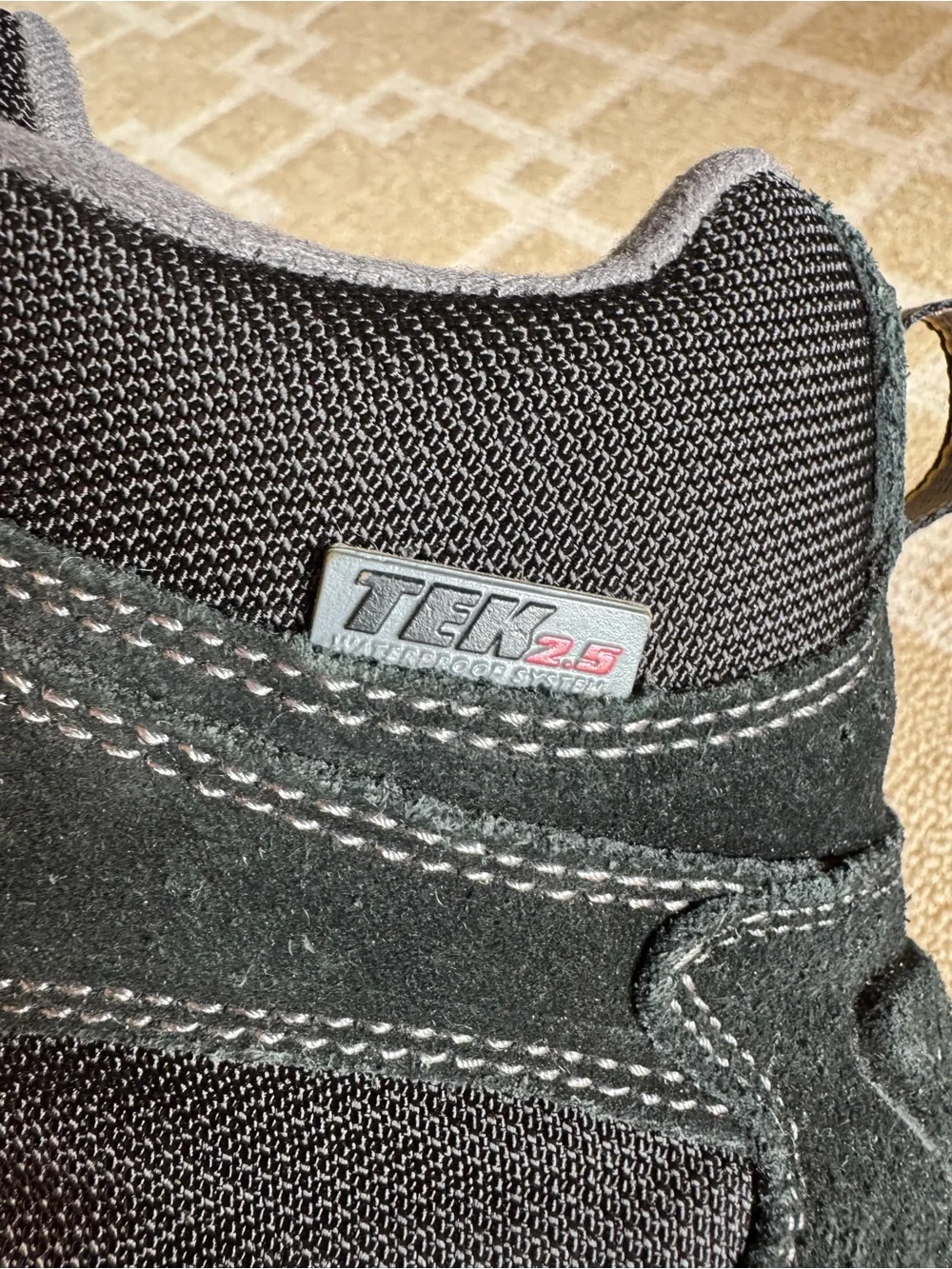 L.L.Bean TEK2.5 Waterproof Hiking Boots Black Size 9.5 Wide